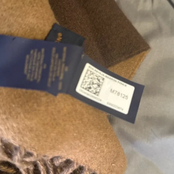 Louis Vuitton Chocolate and Caramel Monogram Scarf